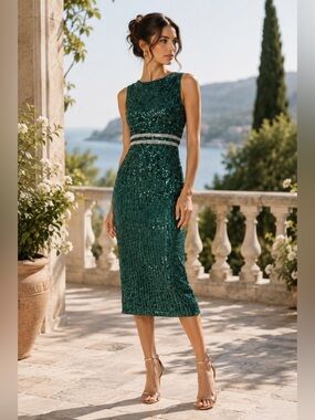 sequin dress knee length Dresses for Sale up to 90% Off: Poshmark status_sale